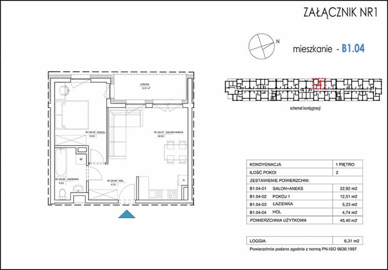 Apartament nr. B1.04